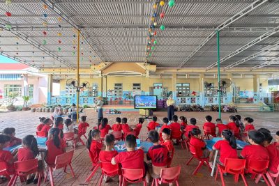 Hội thi: “Bé với An toàn giao thông” – Khối lớp Lá